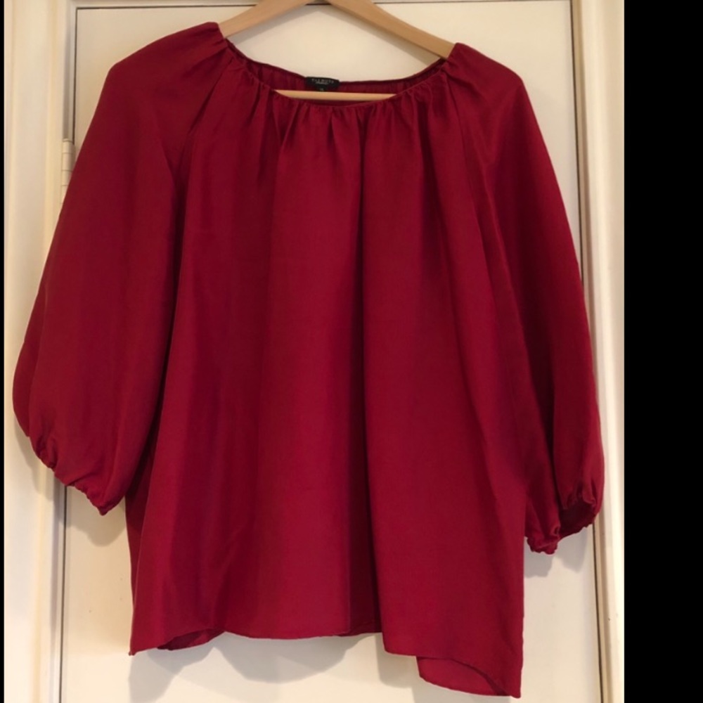 Talbots Red Blouse